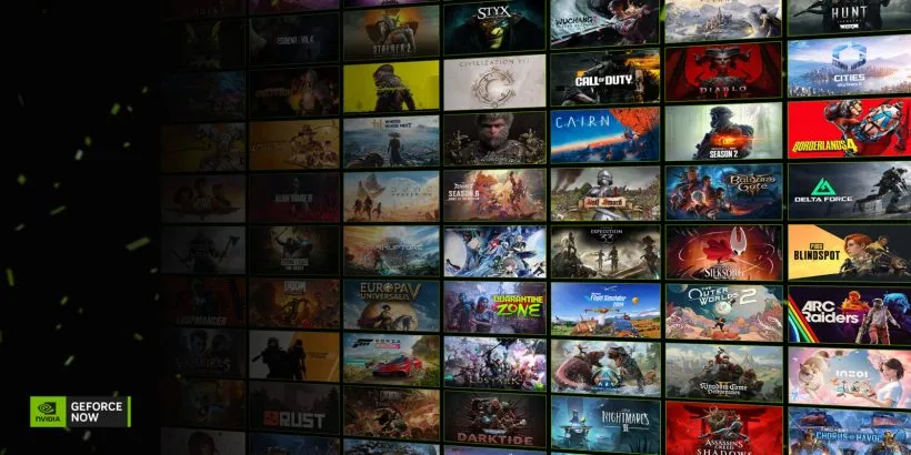 GeForce NOW Wall of Games